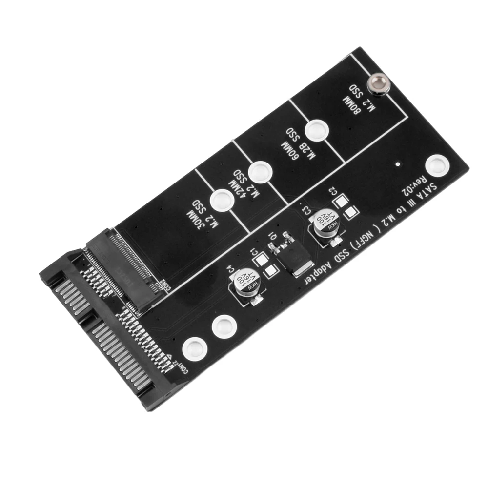 M.2 NGFF To SATA3 Conversion Card SSD To SATA3 Interface Conversion Card PC Adapters Support 2230 2242 2260 2280