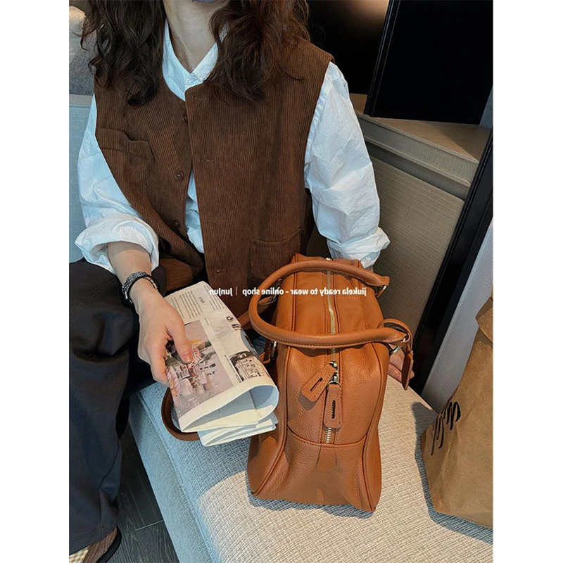 MEXZT Vintage Corduroy Vest Women Streetwear Cropped Jackets Japanese Harajuku Waistcoat Sleeveless Coats Ladies Loose Outerwear