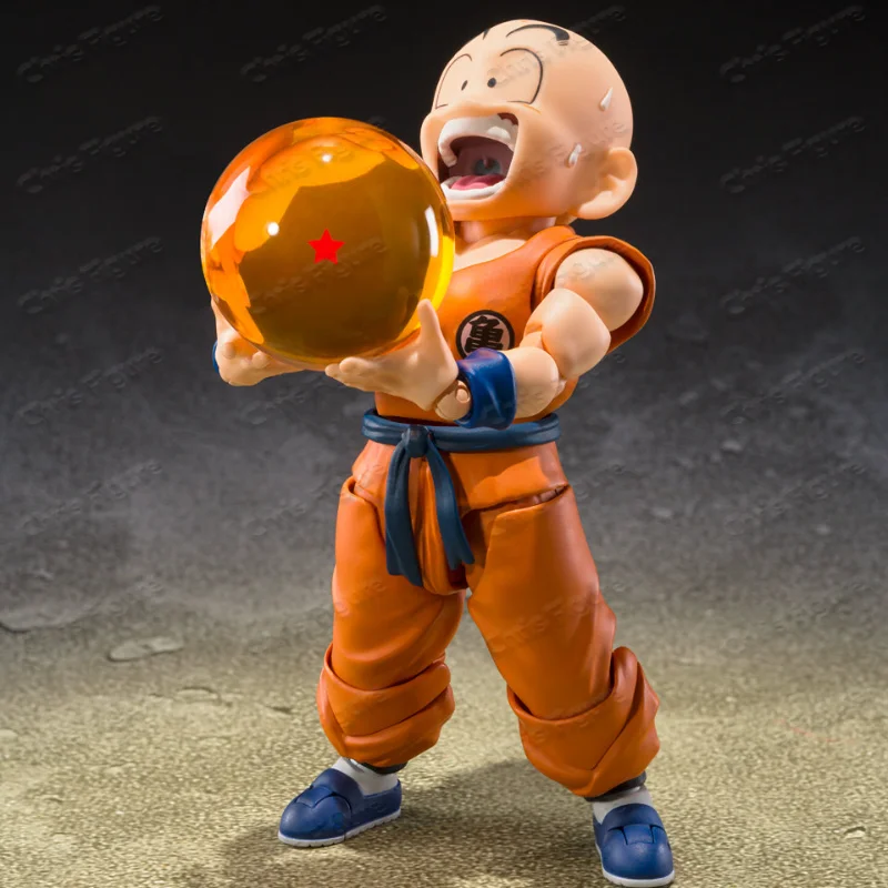 

In Stock Genuine Bandai SHF Krillin 3.0 Kulin Sun Wukong Relatives and Friends Dragon Ball Finished Movable Figure Model