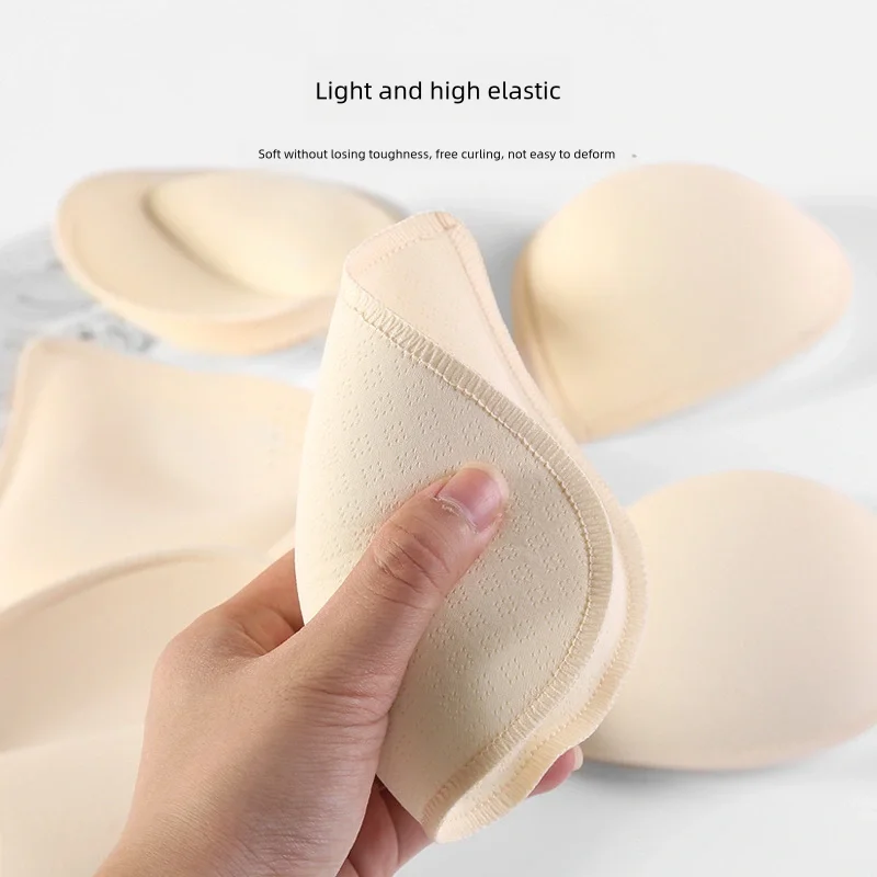 3/5/6cm Thick Push Up Bra Pads Inserts Women Underwear Breast Lift Breathable Sponge Padded Bra Pad Lining Swimsuit Bra Insert image 5