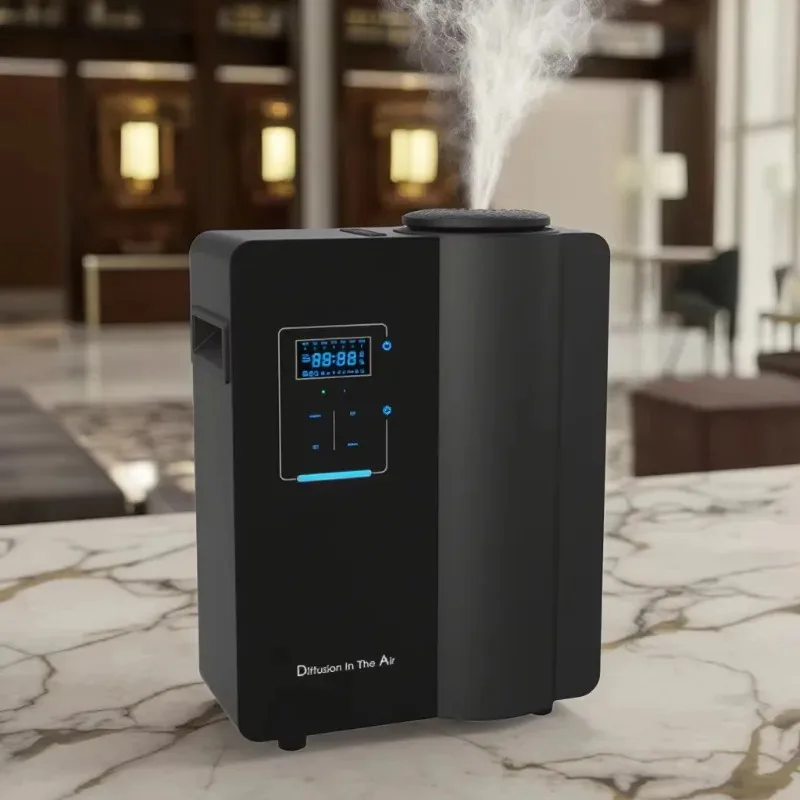 High Quality Commercial Smart 500ml HVAC Scent Aroma Diffuser Machine Essential Oil Diffuser Waterless Aromatherapy For Hotel