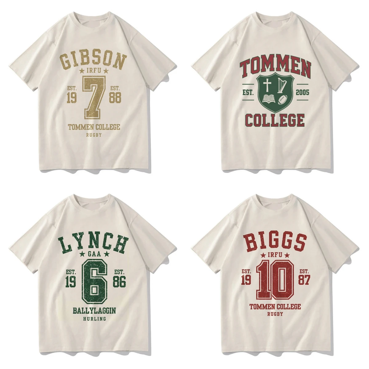 Boys of Tommen Merch T Shirt Women Men Kavanagh 13 Gibsie 7 Biggs 10 Feely 12 Lynch 6 Short Sleeve Funny Tshirt Graphics Tees