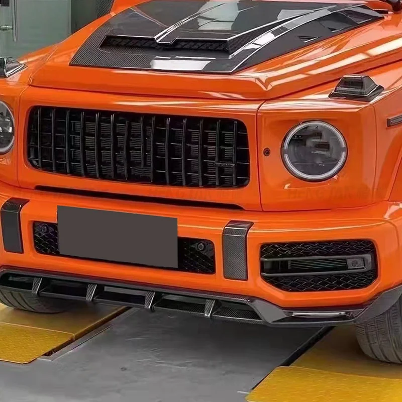 Perfect Fitment Real Dry Carbon Fiber Car Hood Suitable For Mercedes Benz G-Class W463 Carbon Fiber BS Engine Hood Car Cover