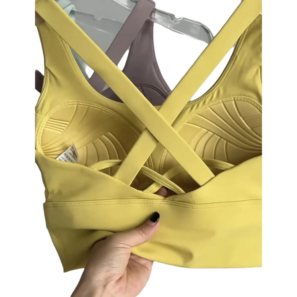 Soutien-gorge de sport respirant pour femmes, résistant aux chocs, haute intensité, bonnet tout-en-un, course à pied, Yoga, beauté du dos