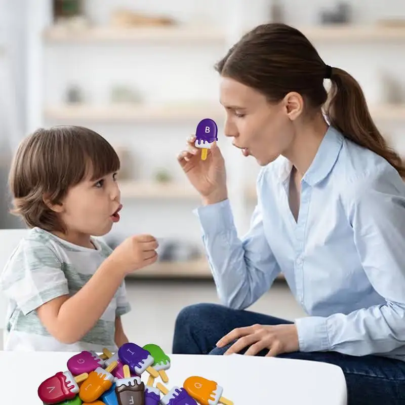 Juego de partido del alfabeto, juego de juguetes con letras de reconocimiento de clasificación de colores, juguetes educativos de actividades de clasificación de colores para niños, reconocimiento de palabras