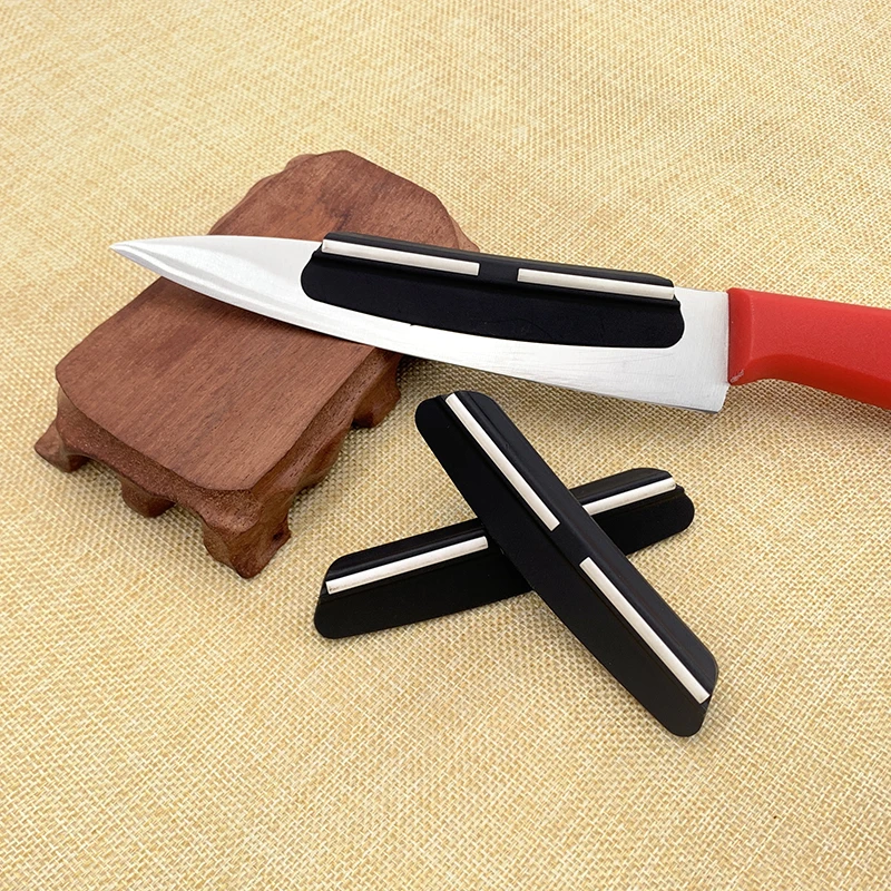 15 Degree Knife Sharpening Angle Guide Ceramic Rod Knife Clip Sharpener Tool for Whetstone Oilstone Kitchen