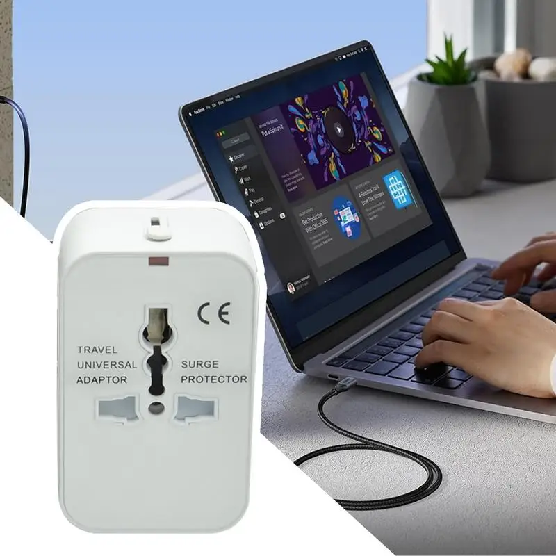 العالمي تحويل السفر المكونات USB شحن منافذ محولات محول السفر المحمولة الجدار منفذ محول محول #4