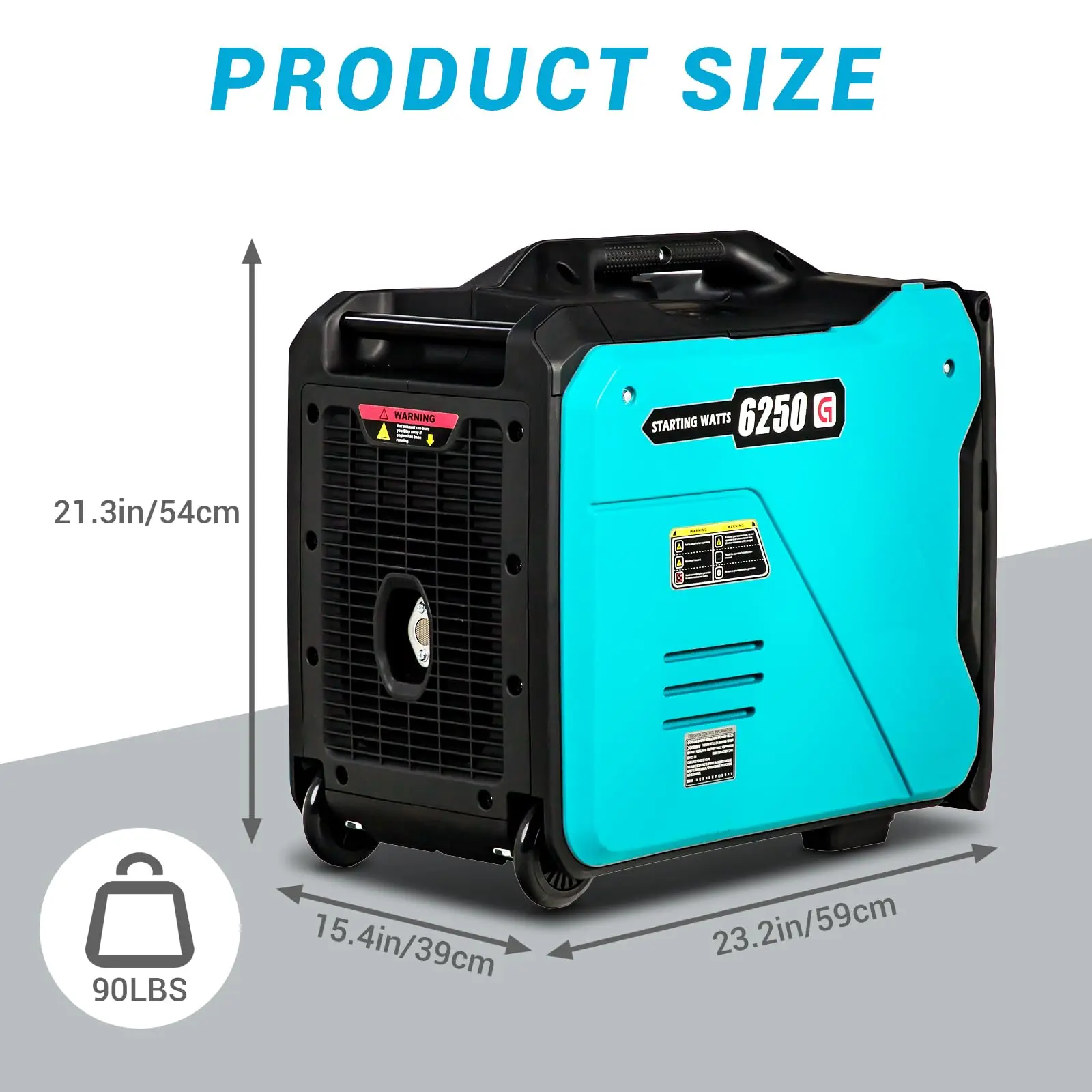 3000W Gas Powered Portable Inverter Generator Ultra-Quiet Long-Running Inverter Generator Featuring Usb Outlet and Parallel Capa