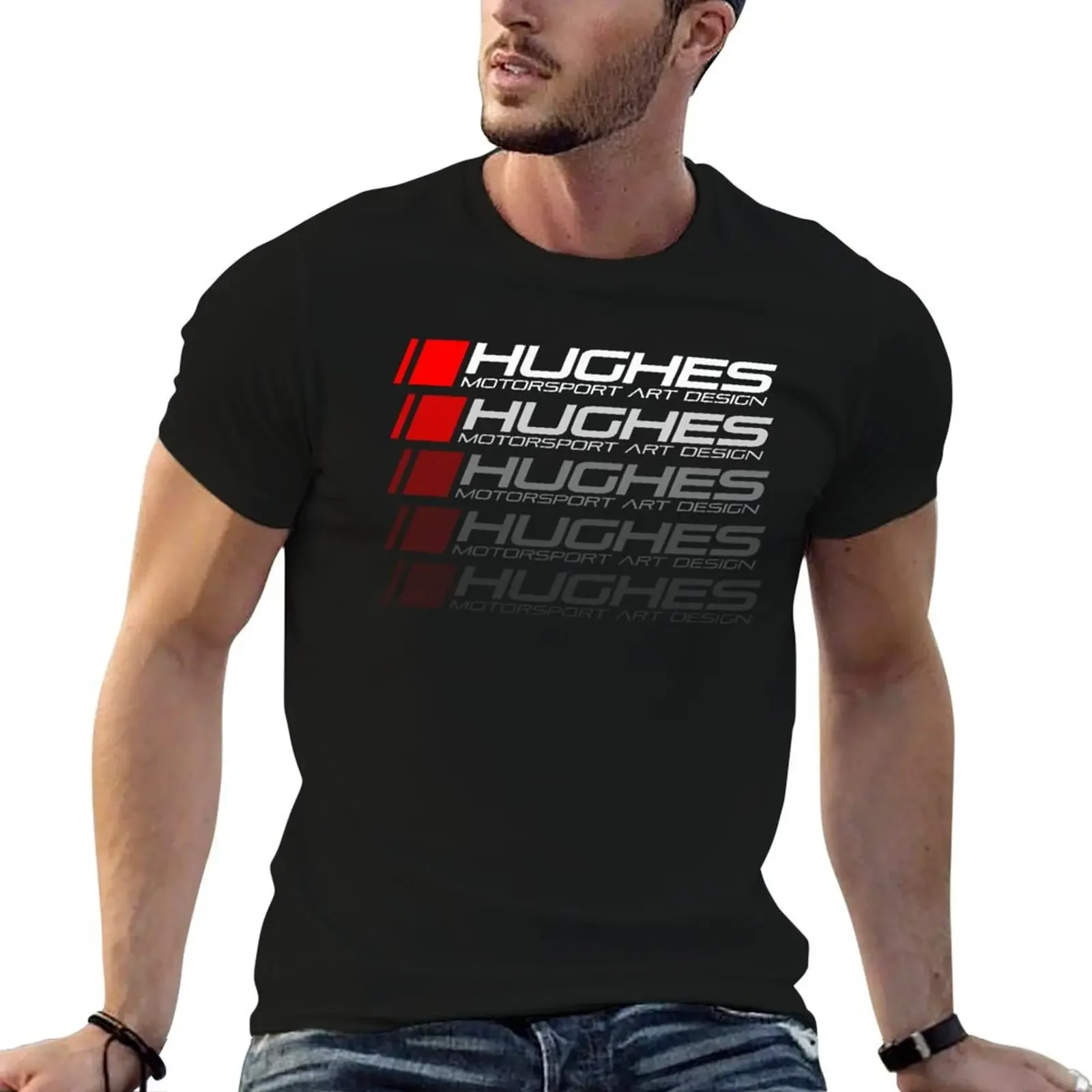 Hughes Motorsport Art - DARK T-Shirt boys whites customizeds essential t shirt oversized t shirt shirts men