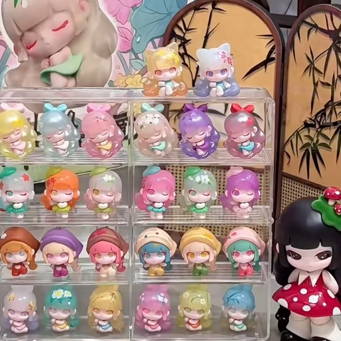 

Фигурки аниме Лиита: мини-серия «24 солнечных термина» (слепая коробка/слепая упаковка), милые коллекционные фигурки из ПВХ для декора дома и рабочего стола, симпатичная игрушка, подарок