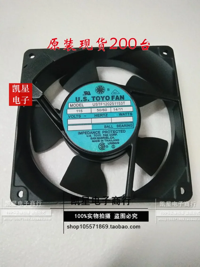 

U.S TOYO USTF120251153T AC 115V 14W 120x120x25mm Server Square Fan