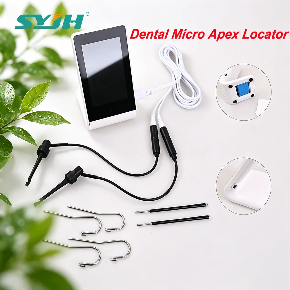 Localisateur d'apex endodontique multifréquence SYJH avec écran couleur et calibrage automatique pour la mesure des canaux radiculaires