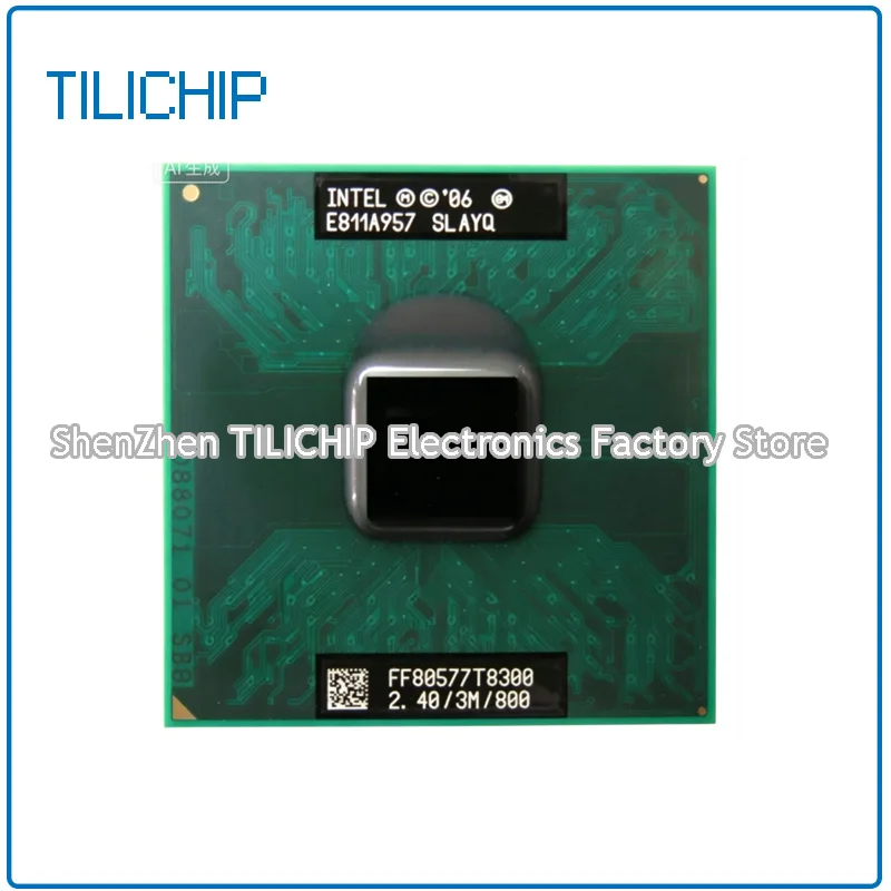 Brand new T8300 2.4G/3M/800 SLAYQ Original Pin PGA Laptop CPU Supports 965