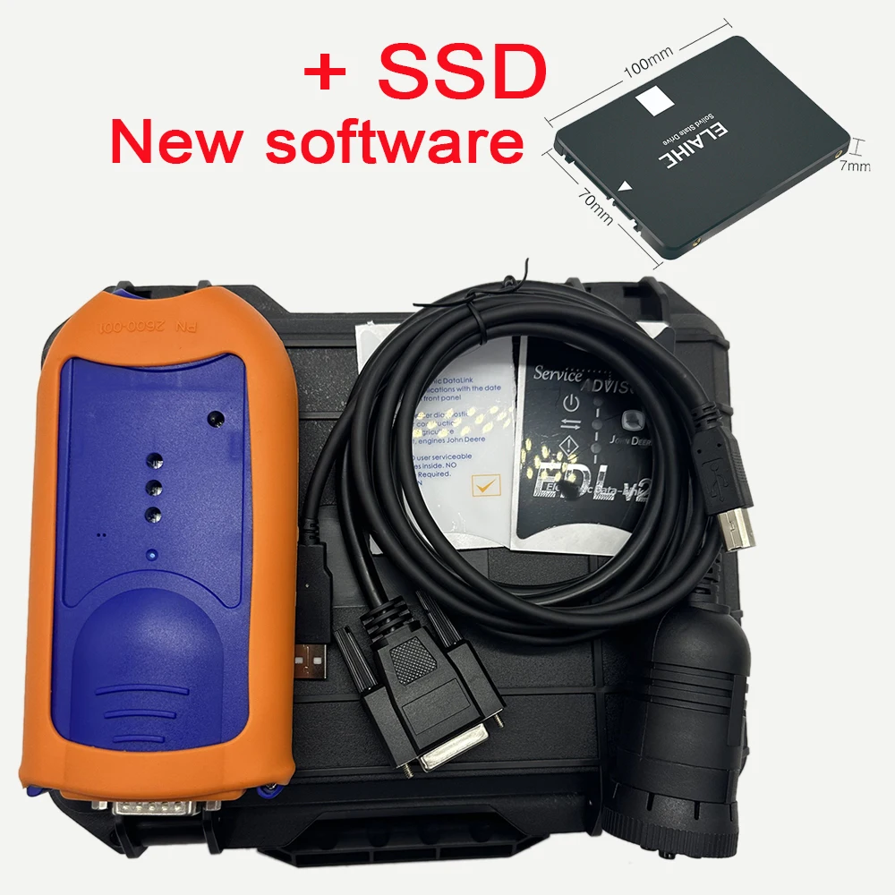 V5.3 EDL V2 V3 service Agriculture Tractor Construction advisor Diagnostic kit edl v3 Electronic Data Link diagnostic Tool