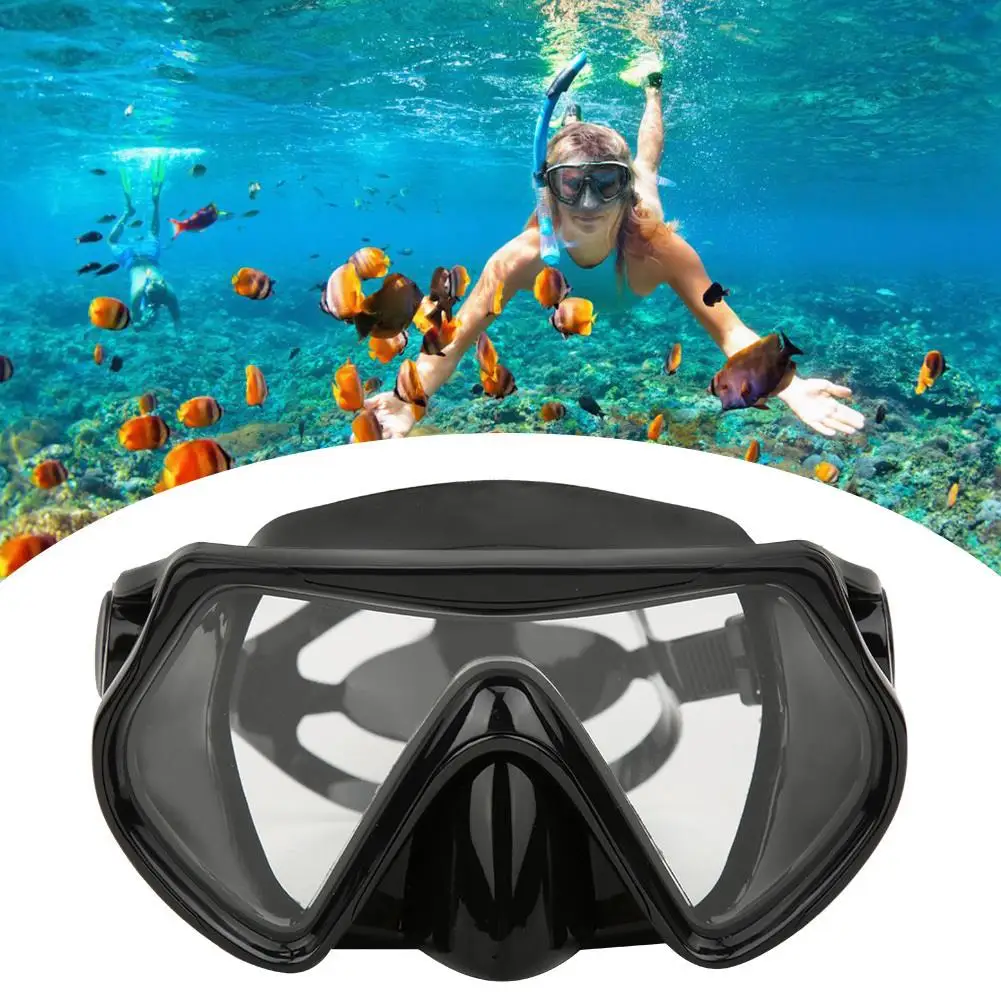 Full Face Snorkeling Mask Set with Wide View Goggles & Breath Tube - Dive into Adventure!