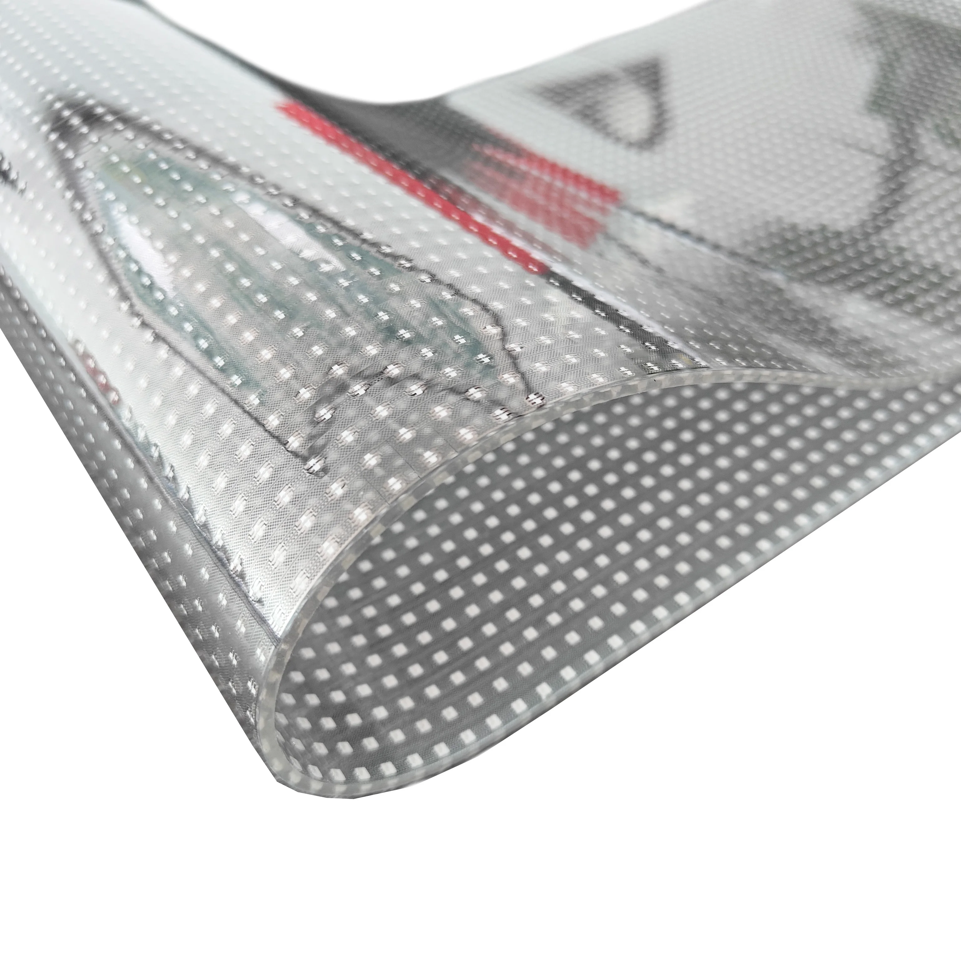 Customizable New Design High Quality Directly Adhered Glass Surface Displays Cheap Customize LED Film Screen Flexible