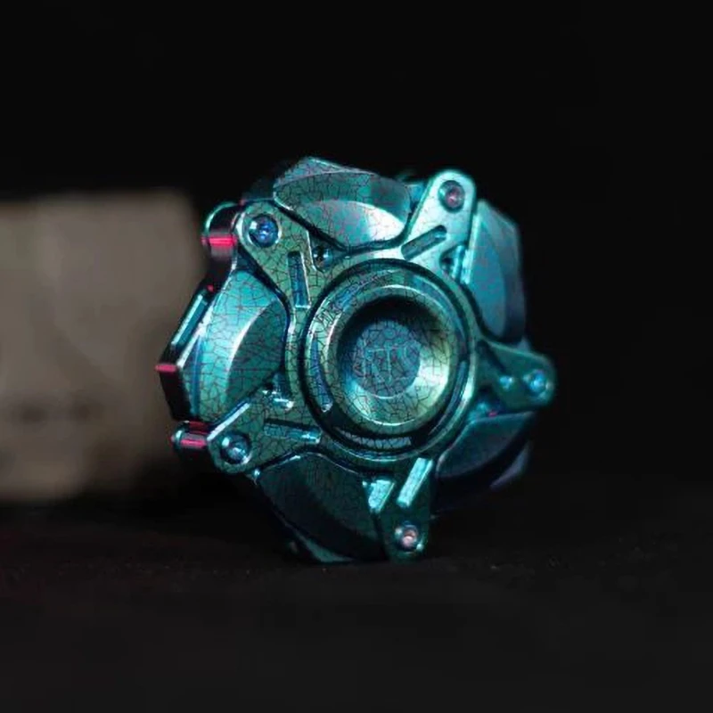 

KTS EDC Origin Five-page Mecha Metal Linkage Fingertip Gyroscope Decompression Desktop Toy