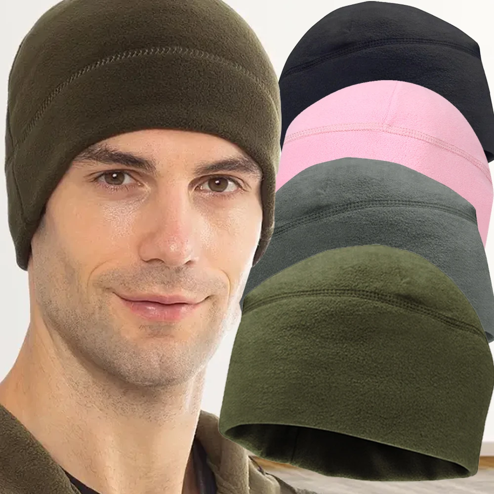 

Outdoor Polar Fleece Warm Cap for Women and Man Warm and Windproof High-brimmed Fleece Hat for Autumn and Winter Cycling