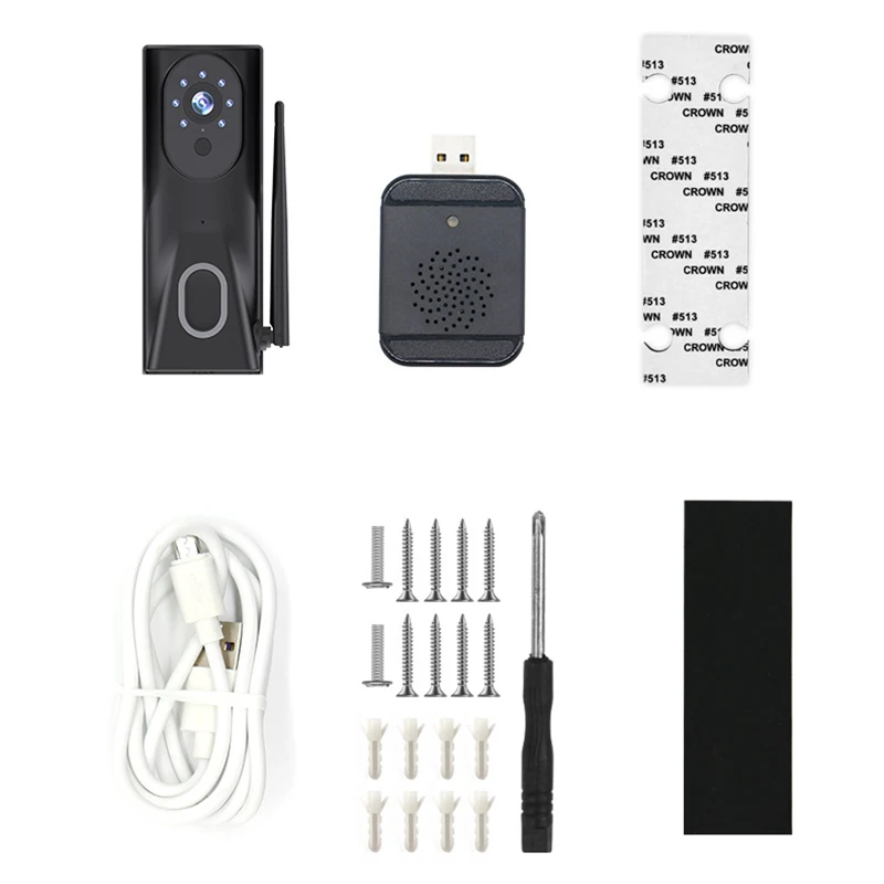 Tuya Video Deurbel Wifi Outdoor Deurbel Waterdichte IP65 Intercom Smart Home Google Beveiliging Draadloze Deur Camera