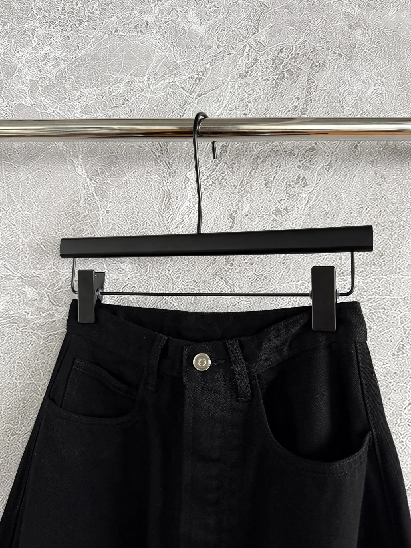 Dameskleding Katoen Zwart Machete Jeans Broek 2025, hoge kwaliteit