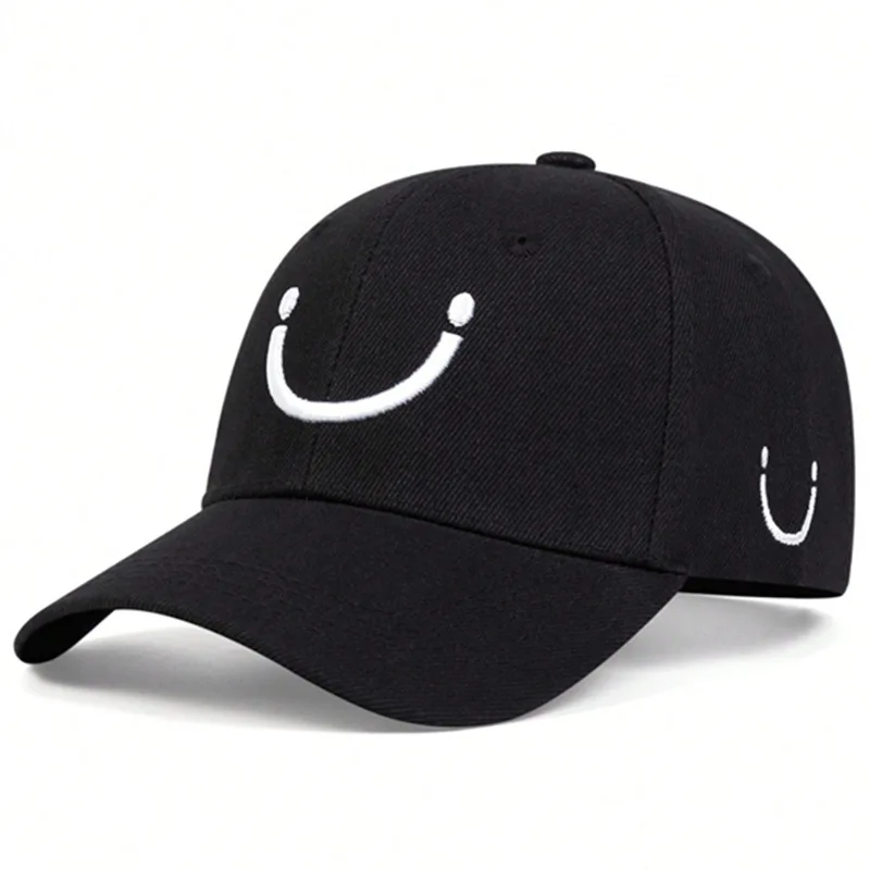 Baseball Cap Men's and Women's Fashion Trend Four Seasons Hat Smiley Hat Sun Protection Sports Hat