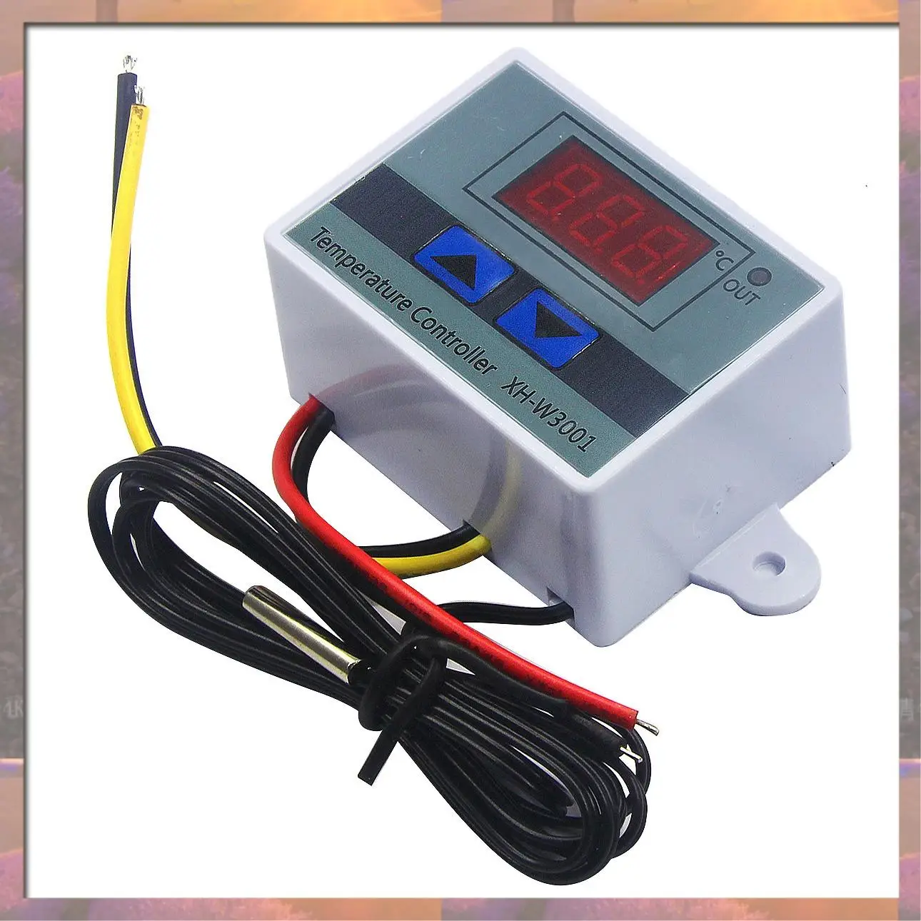 Лидер продаж, 2 шт., 110-220 В переменного тока, цифровой светодиодный регулятор температуры Xh-W3001 для инкубатора, переключатель охлаждения, нагрева, термостат, датчик Ntc