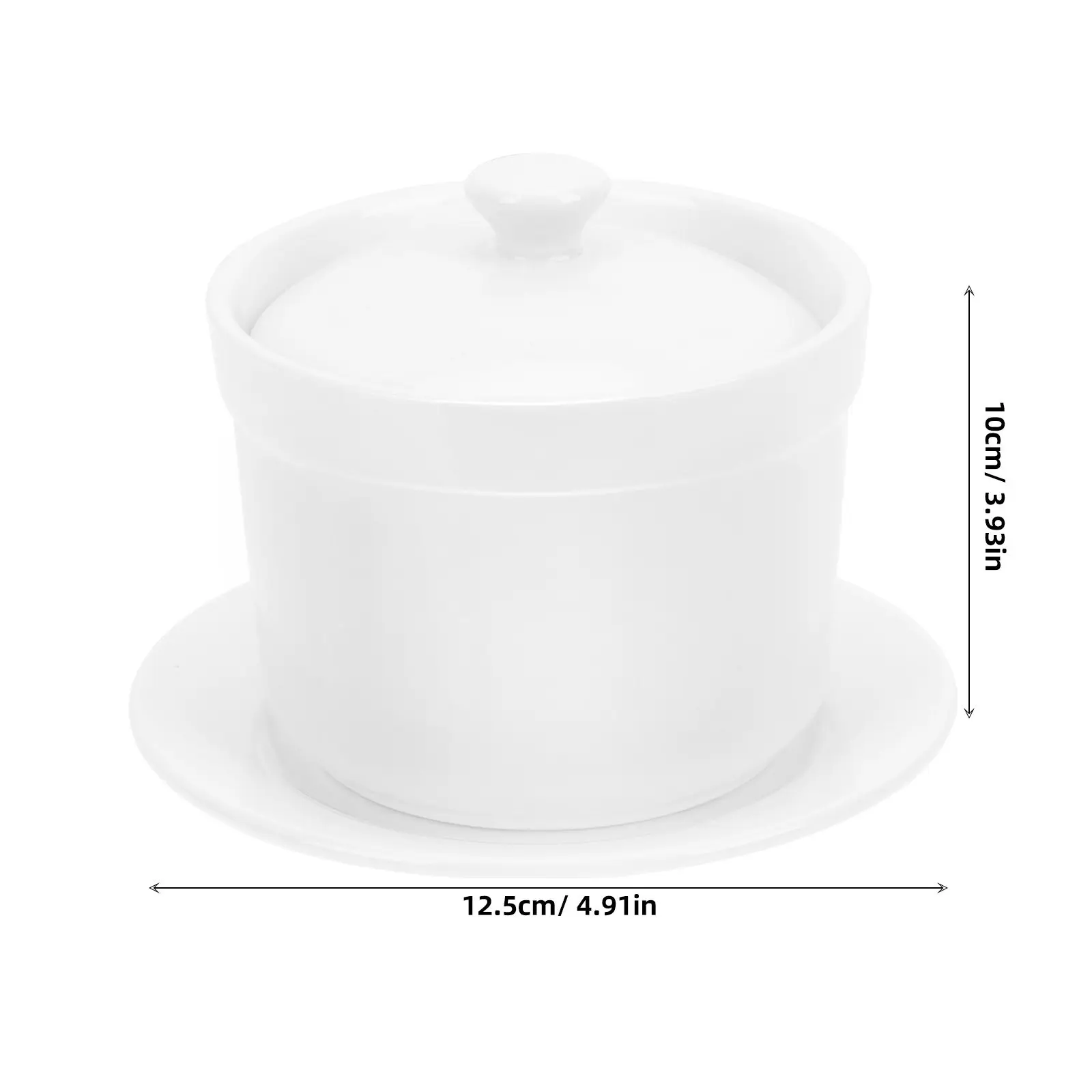 Ceramic Stew Bowl with Lid – High-Quality Soup & Steaming Pot for Home, Party, Hotel Kitchenware
