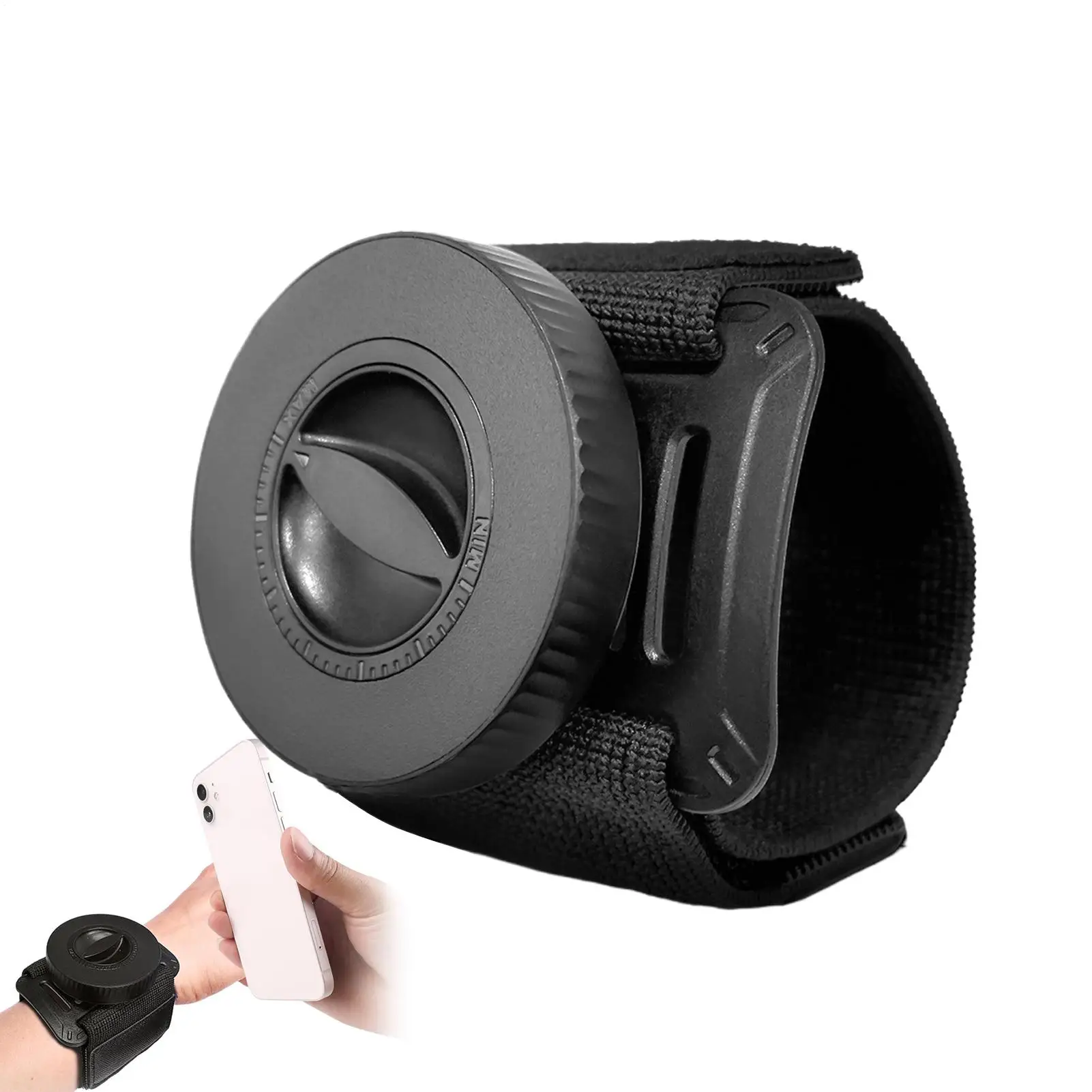 

Держатель для телефона на запястье Магнитный ремешок для смартфона Магнитный браслет Держатель телефона для упражнений Велоспорт Пеший туризм Тренировки Ходьба Бег