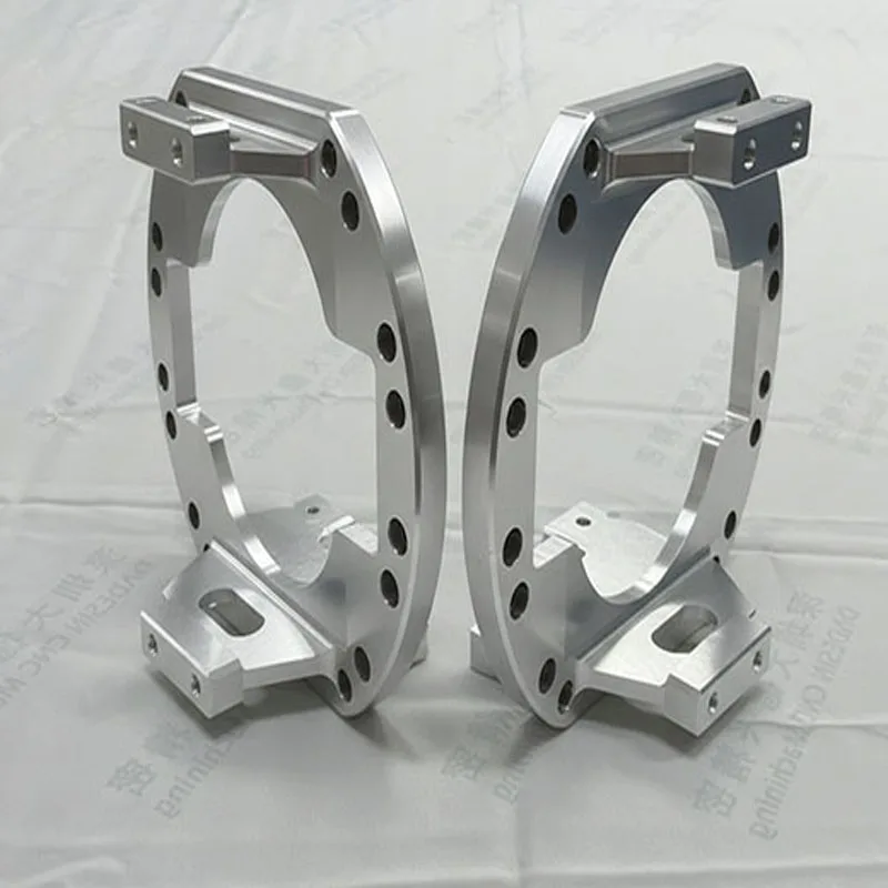 Custom Blue Anodized 6061/7075 Aluminum Crank Arm OEM Precision CNC Milling Components for Intelligent Robots