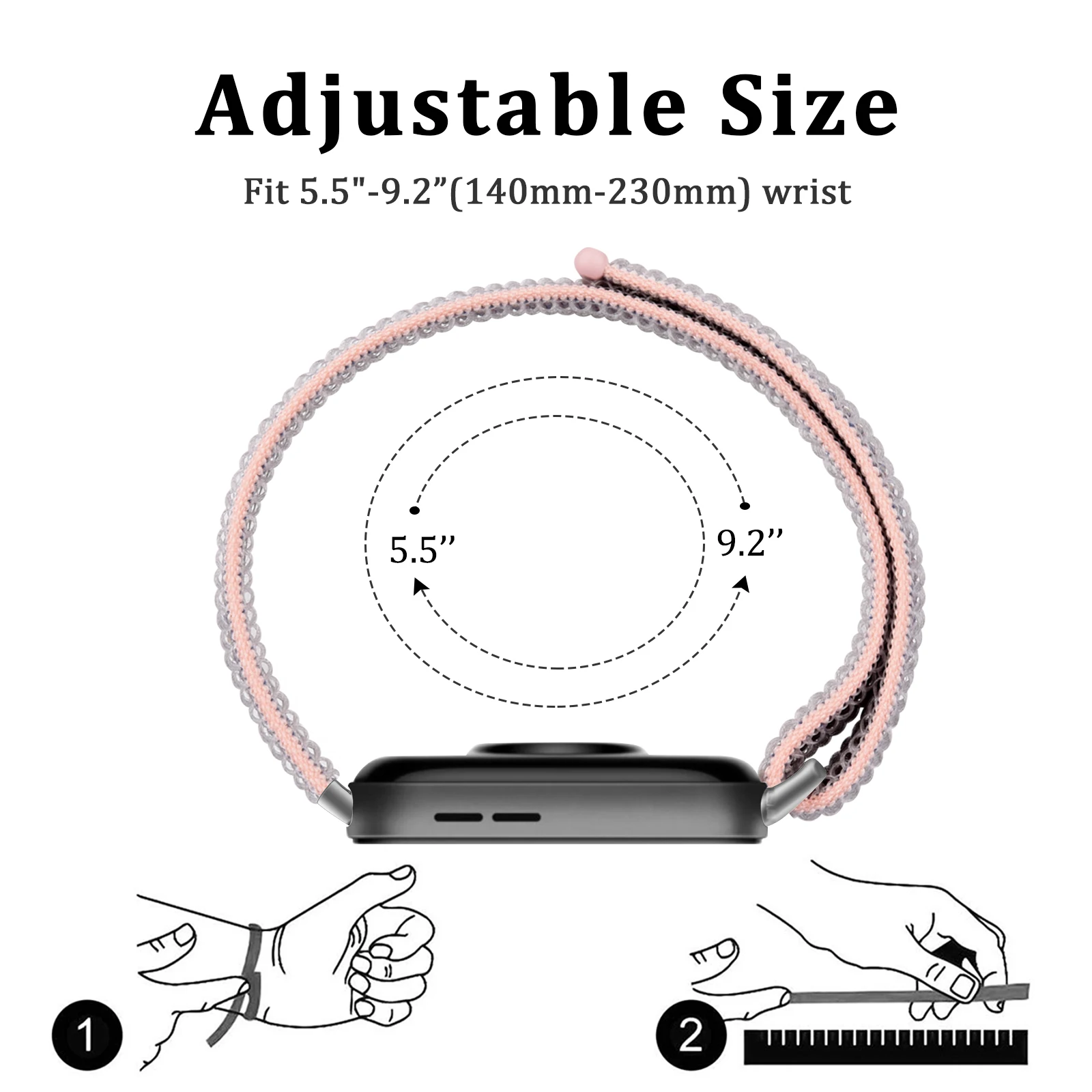 화웨이 워치 핏 3/4/4ro 밴드 스포츠 스마트워치 손목 밴드용 나일론 시계 스트랩, 화웨이 워치 핏 3/4/4 프로 팔찌