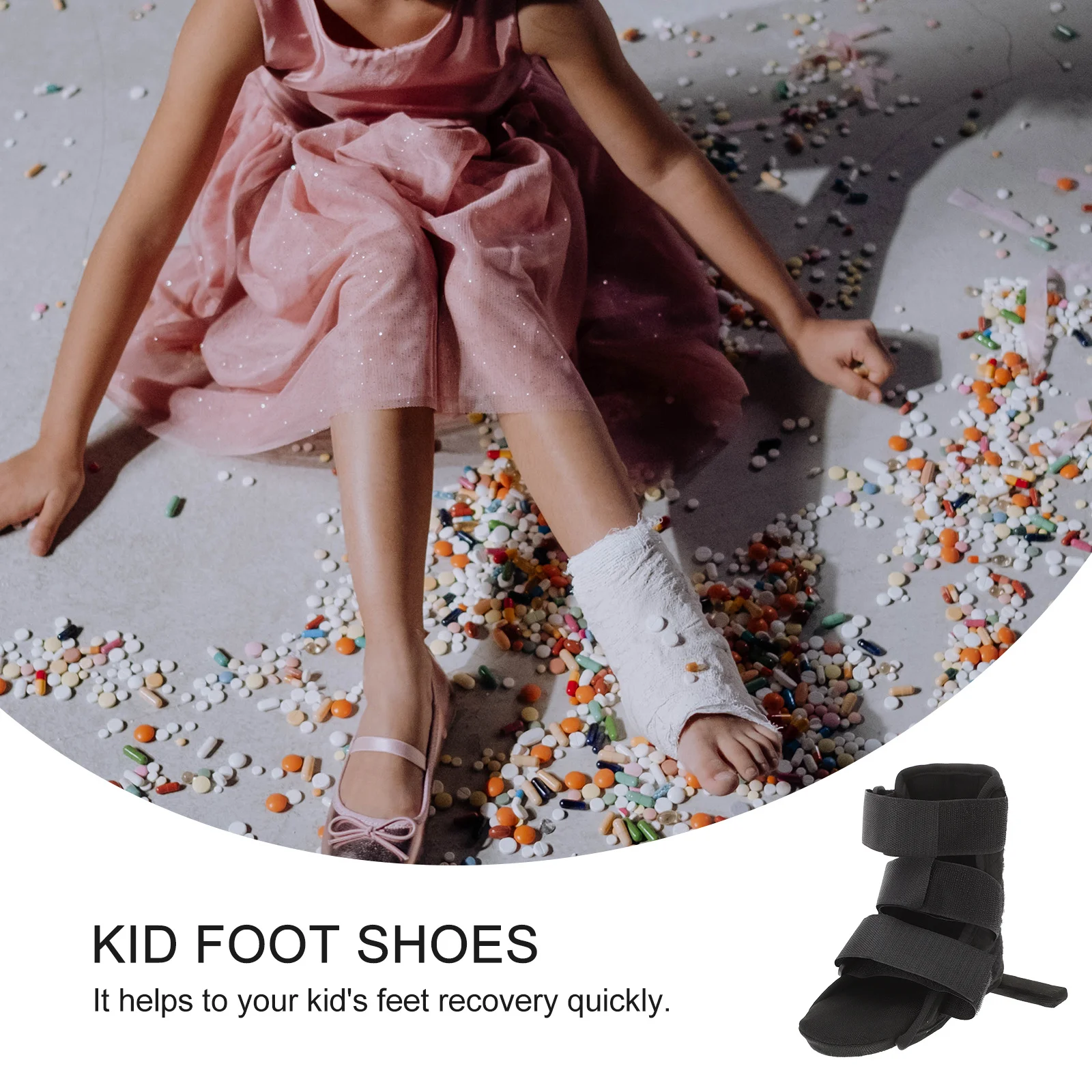 

Обувь размера M для фиксации стопы: легкий дизайн, изысканные детали, быстрое восстановление стопы