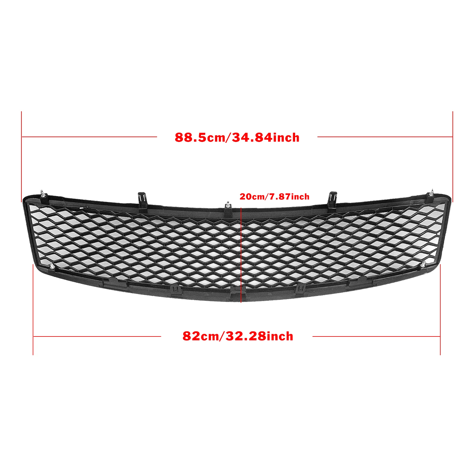 Voor Infiniti G35 G37 2007-2009 Sedan 4-deurs alleen Grille Mat/Glanzend Zwart Carbon Fiber Look Grill Bovenste Bumper Kap Mesh