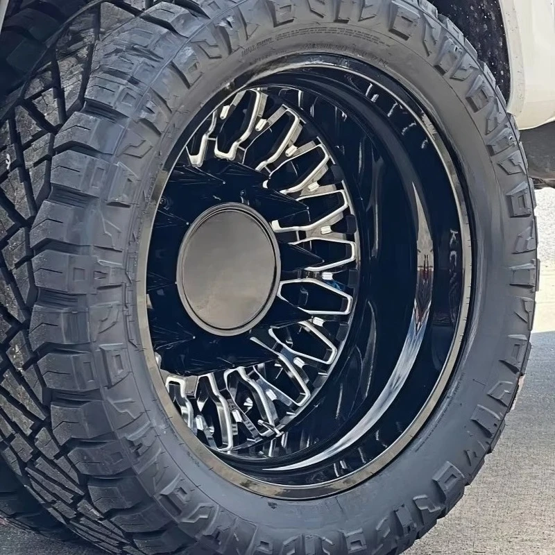 

Kg1 Same Type Deep Disc 24x8.25, 26x8.25, 28x8.25-inch 8lugs Alloy Forged Wheels, Black Barrel Rims 8X170, Off-road Truck Rims
