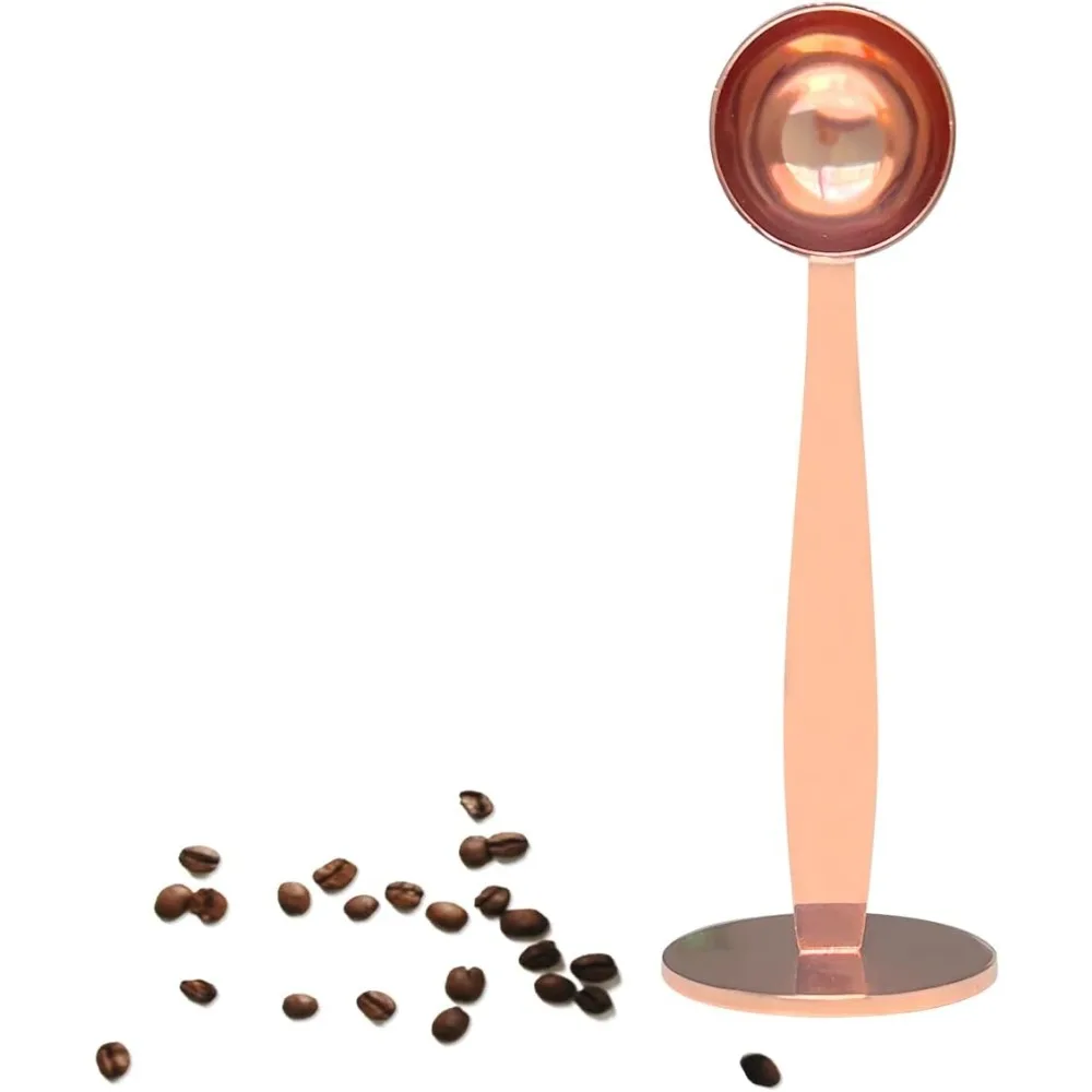 Multi Functional Coffee Spoon, with Spoon Head Design and Comfortable Handle Coffee Scoops  for Coffee Bean Press