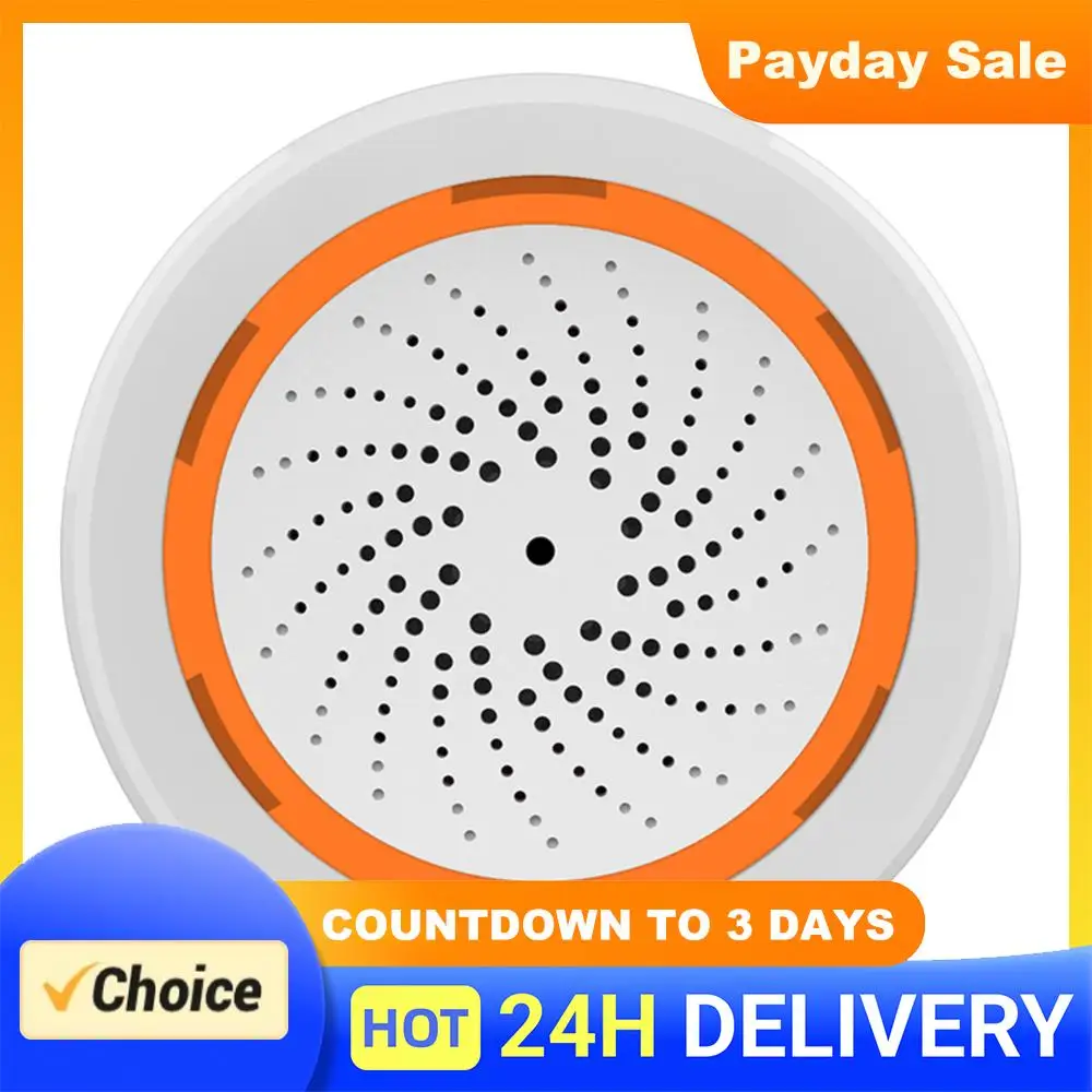 

Siren Sound Light Alarm App Remote Control Home Protection System Sound Light Sensor Smart Alarm Siren