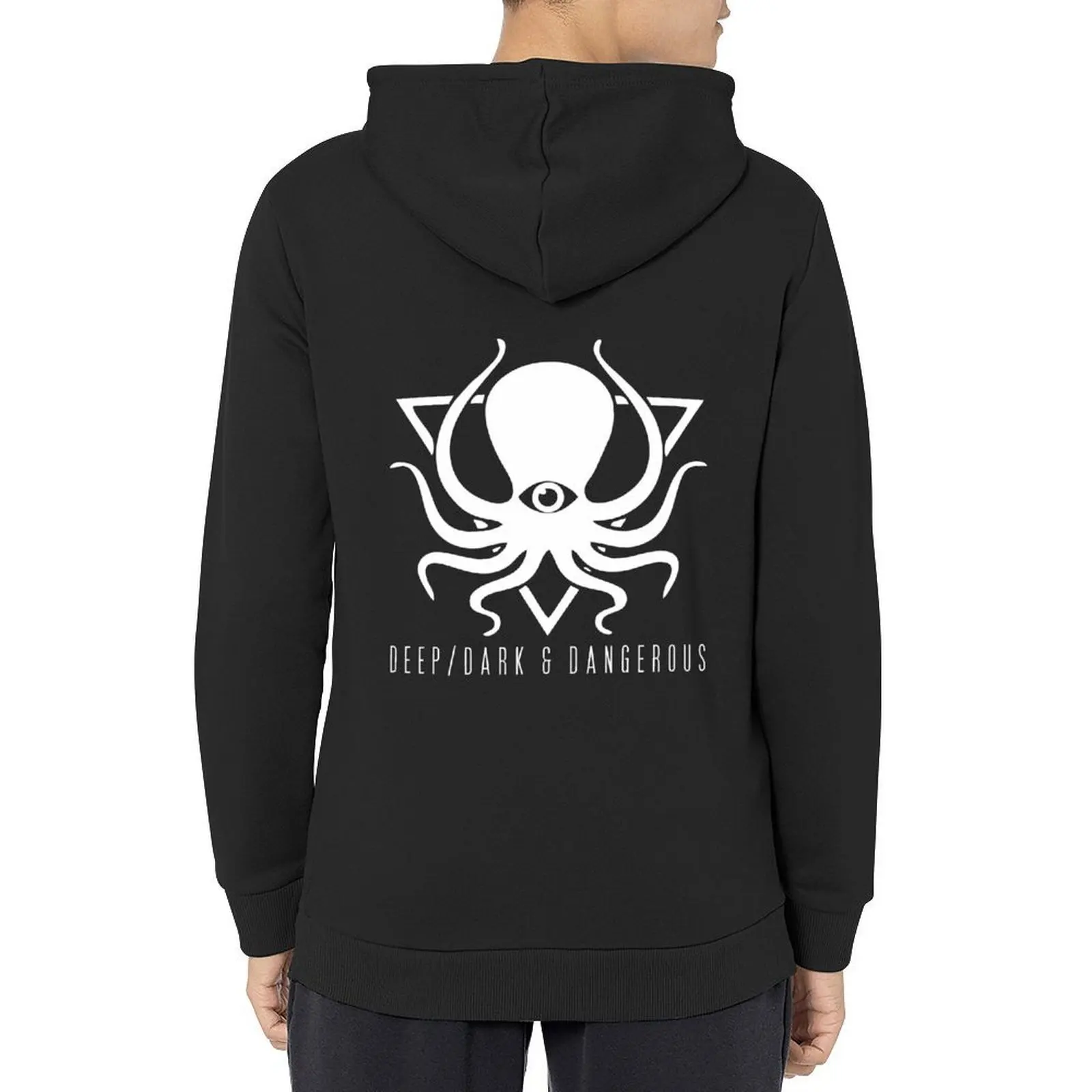 

deep dark dangerous DDD octopus logo Hoodie japanese style autumn clothes blouse men's autumn clothes hoodies for men