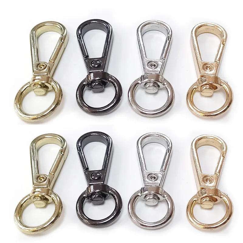 

10Pcs Metal Bags Strap Buckles Lobster Clasp Collar Carabiner Snap Hook DIY Keychain Bag Parts Accessories 13/15/20/25mm