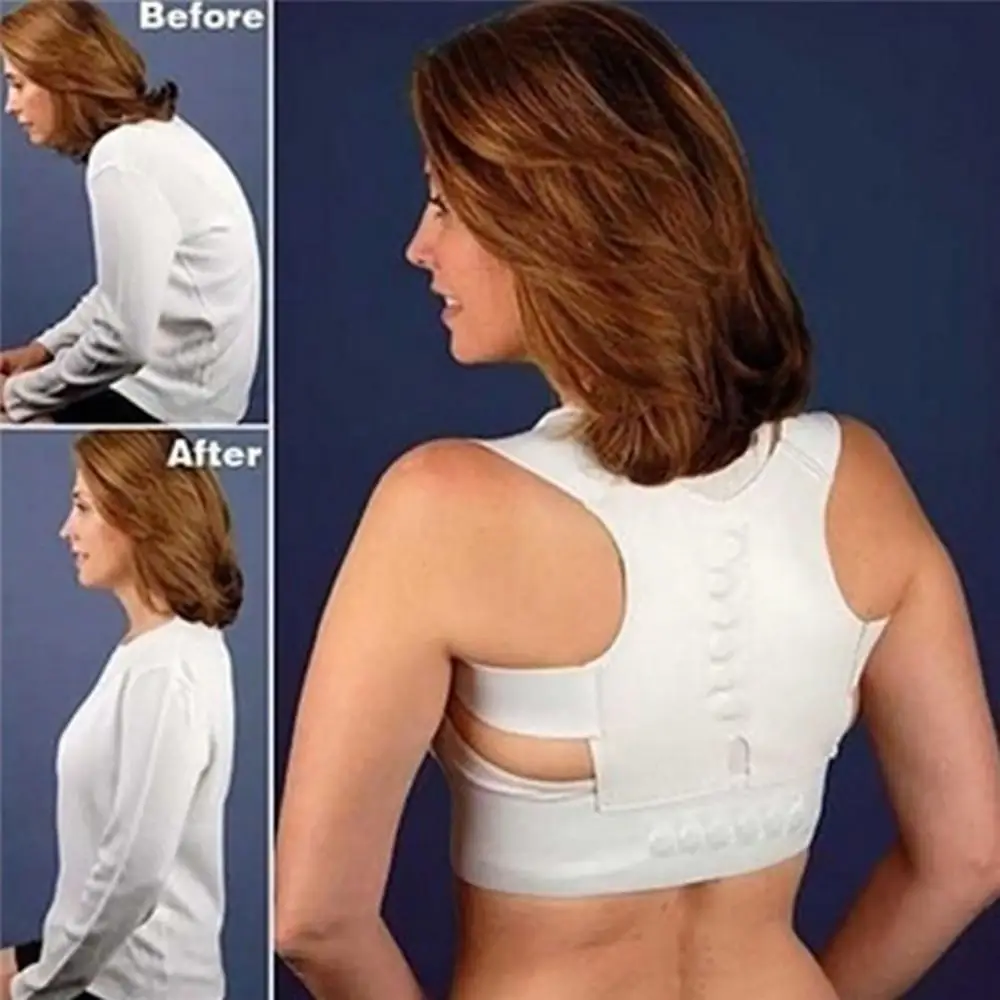 Adjustable Unisex Humpback Posture Corrector Back Shoulder Support Belt Strap Lightweight Comfortable Easy To Wear