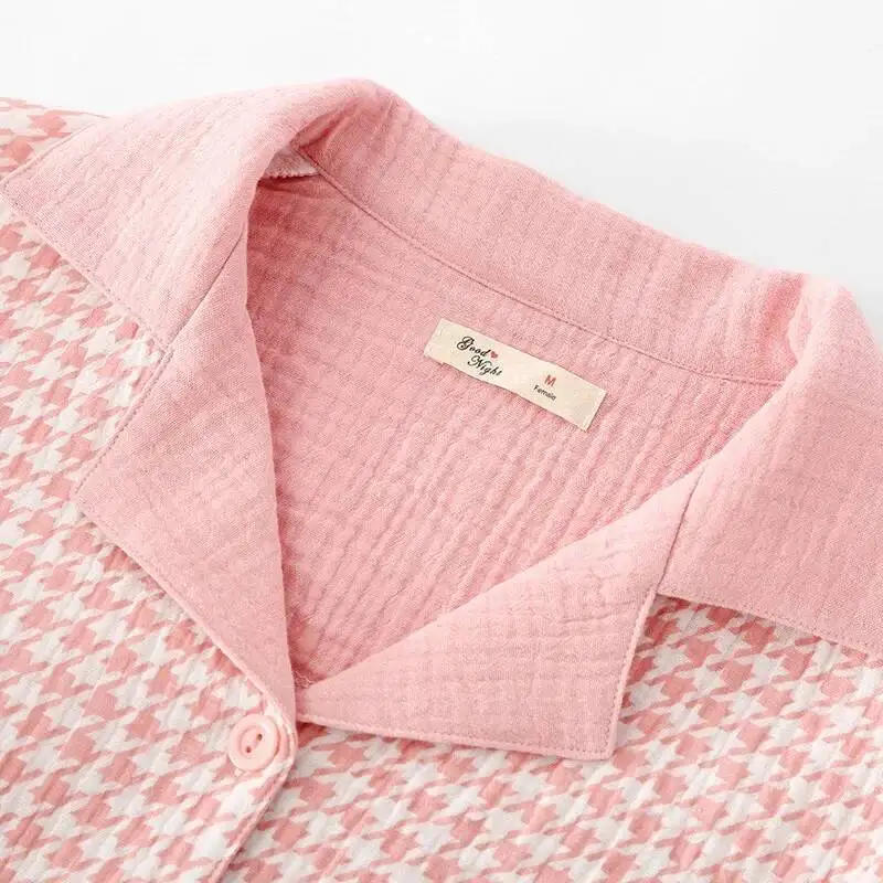 

Хлопковый весенне-осенний тонкий женский комплект с длинными рукавами, повседневная и простая домашняя одежда Pama Conjunto Para Mujer