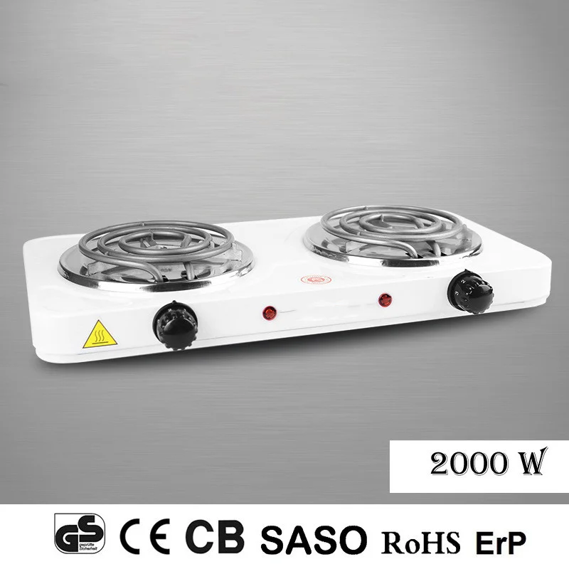 

2000W Electric Stove Mosquito Incense Burner Double Plate Heating Small Electric Stove Decoctions Cooking Double Stoves