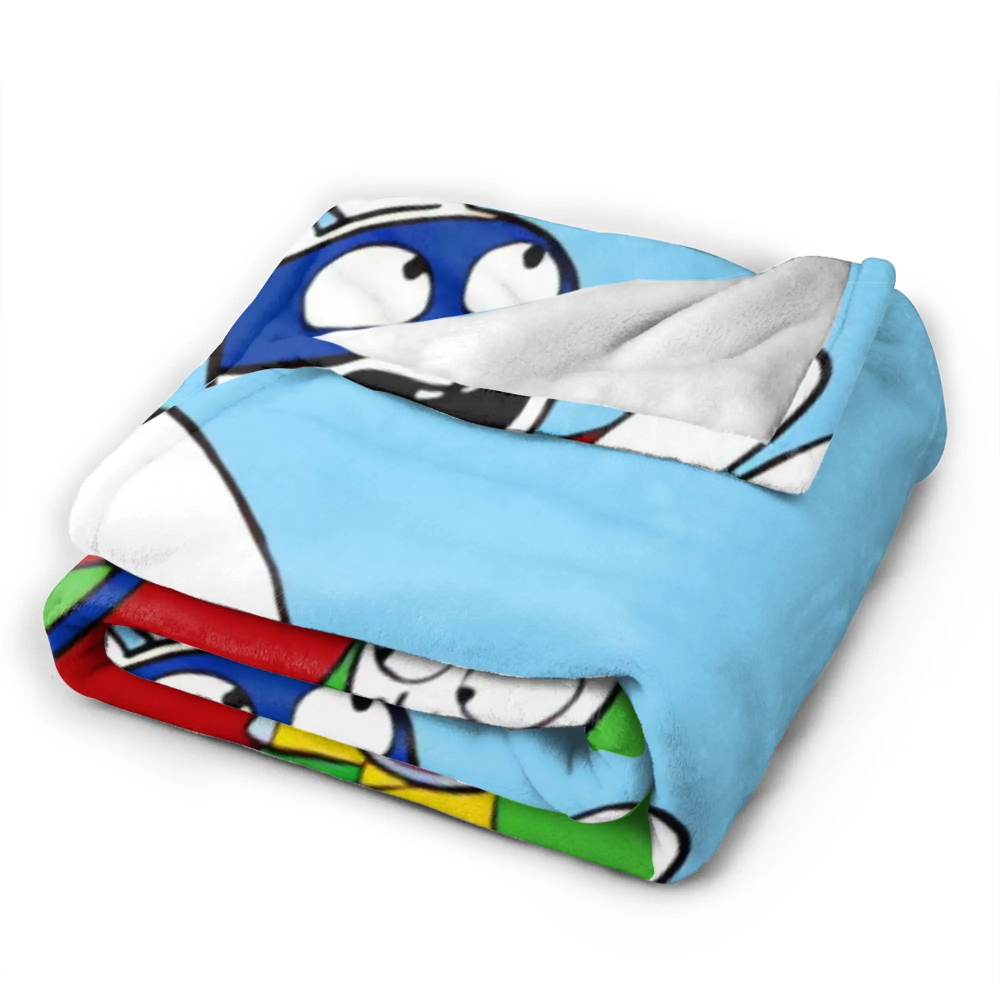 Simons Super Rabbit Blanket Quality Warm Soft  Throw Blanket Winter Kids Adult Outdoor Funny Bedspread