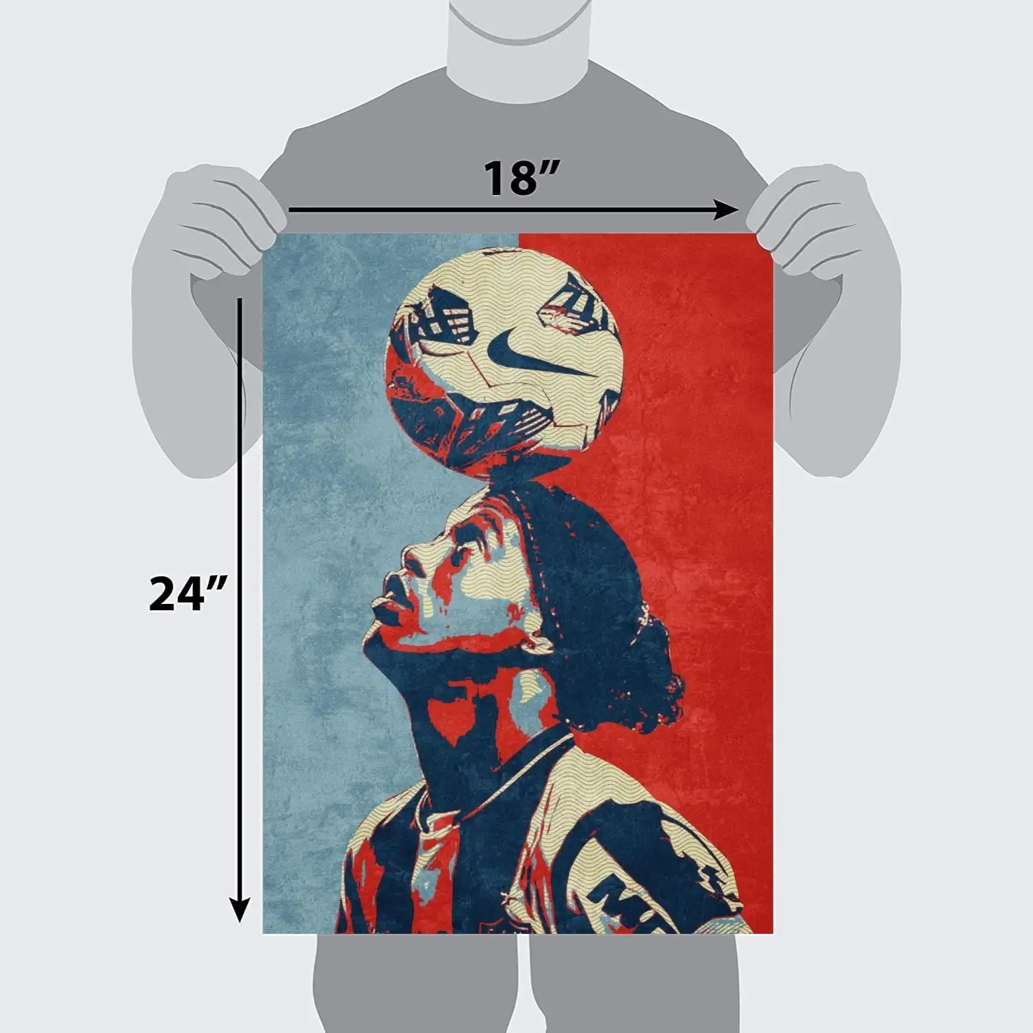 Ronaldinho Sport Football Star Canvas Art Poster and Wall Art Picture Print Modern Family Bedroom Decor Posters