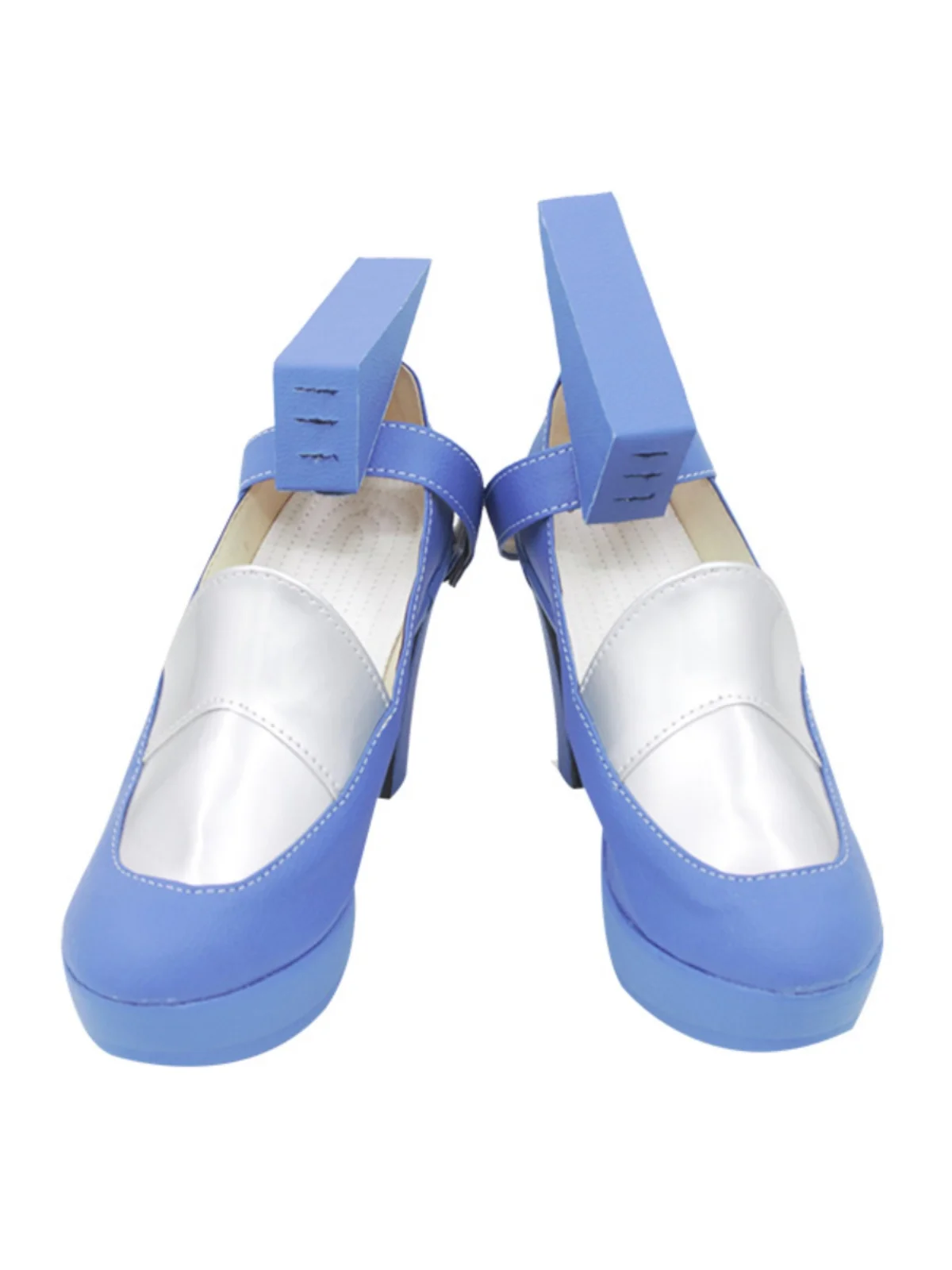 Stars Cream Cosplay Shoes Boots Anime Halloween Carnival PU Leather Shoes Custom Made