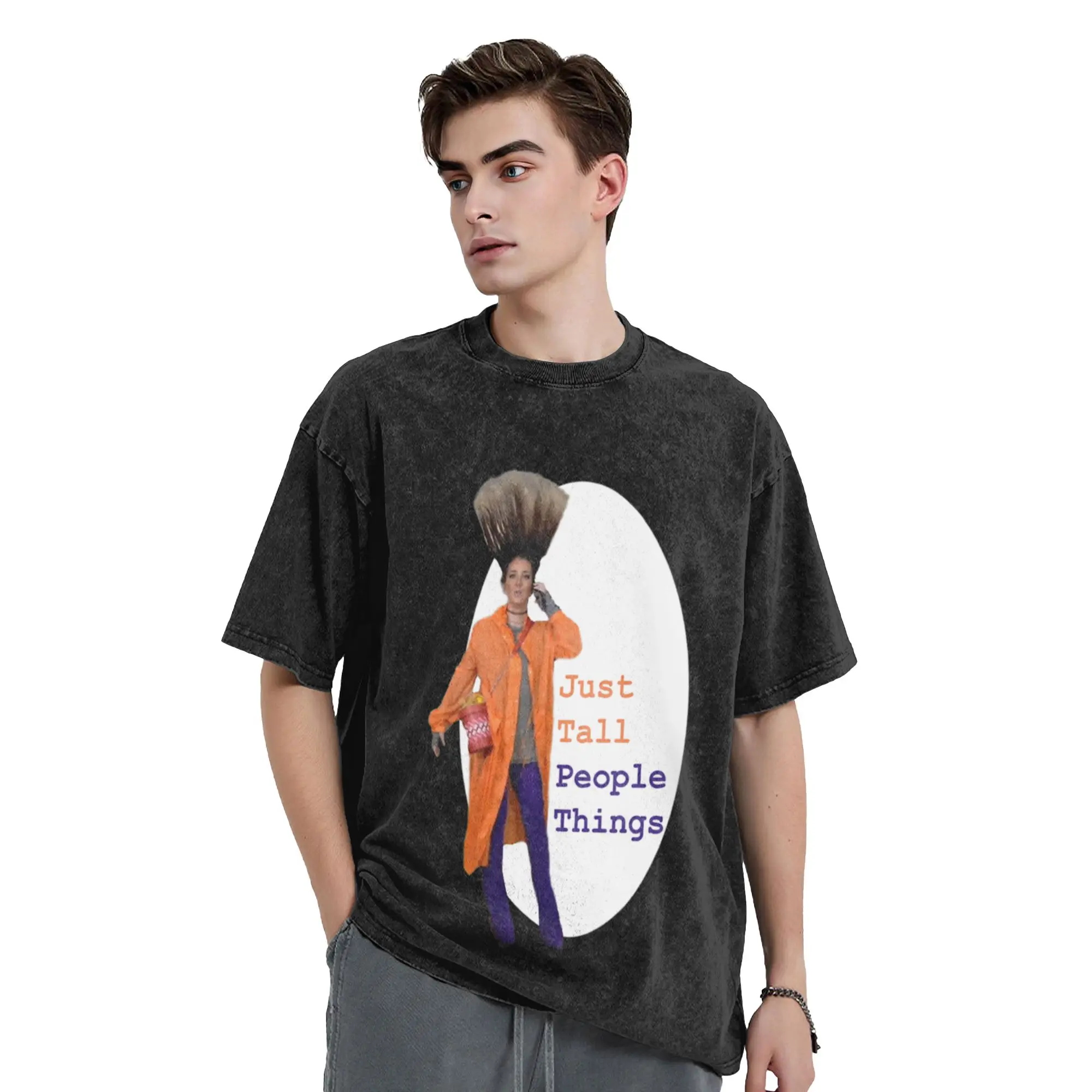 Just Tall People Things Jenna Marbles Classic Stylish A Vintage Oversized Cotton Unisex T-Shirts