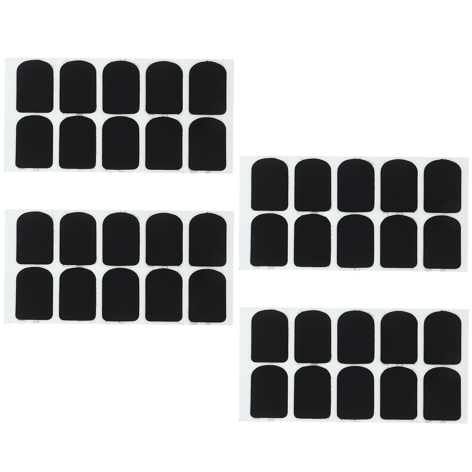 

80 Sheets Silicone Tooth Pads for Saxophone Mouthpieces Black Protect Teeth Comfort sax mouthpieces cushions saxophone pads