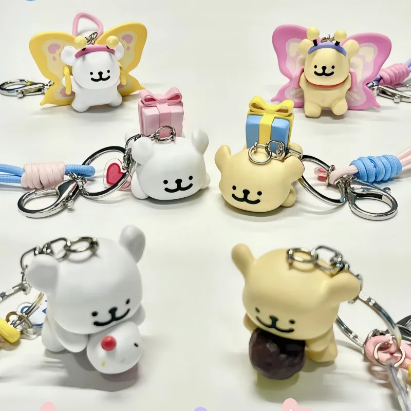 

Натуральный мальтийский брелок-бабочка, линия щенка, брелок серии, слепая коробка, фигурки, экшн-игрушки, фигурки, подарки на день рождения, детская коробка для игрушек