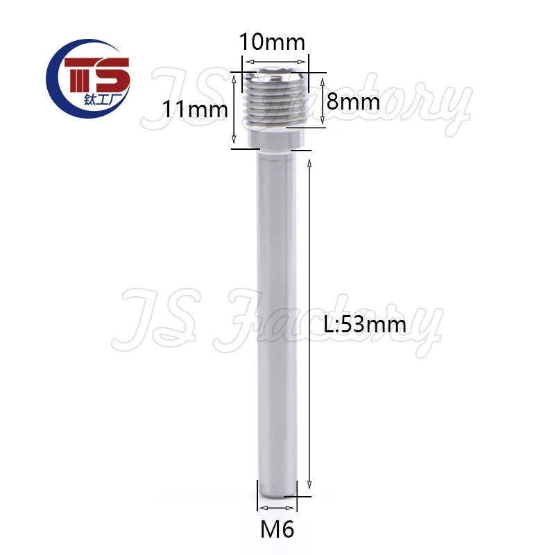 TS 2 قطعة/10 قطعة مصنع التيتانيوم سبائك التيتانيوم الفرجار مزلاج كاواساكي نيسين الفرامل الخلفية الفرجار مزلاج لا الصدأ GR5
