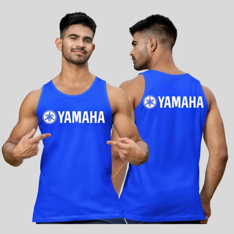 2026 Summer Trendy Personalized Yamaha Charming Grey Printed Tank Top Men and Women Fashion Quick drying Sports Tank Top