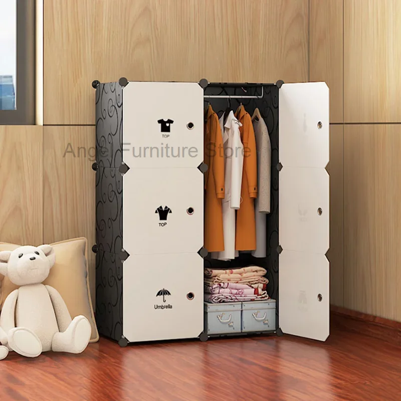 Bedroom Dressers Closet Baby Plastic Cabinet Portable Cupboard Wardrobes Storage Plastic Cheap Ropero Garden Furniture Sets