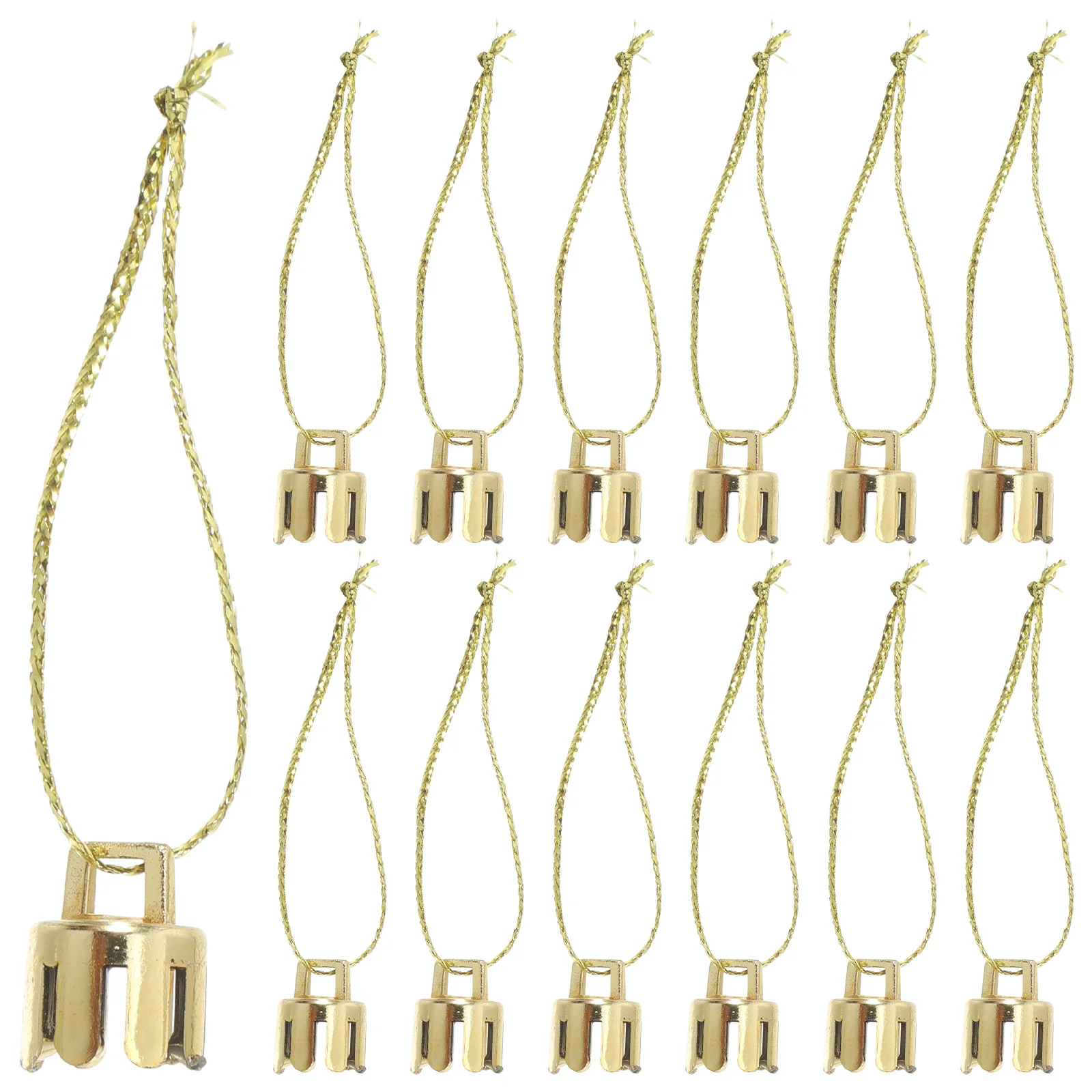 

1000Pcs Round Christmas Ball Ornament Caps DIY Plastic Hanger Toppers for Holiday Decoration Xmas Craft Projects